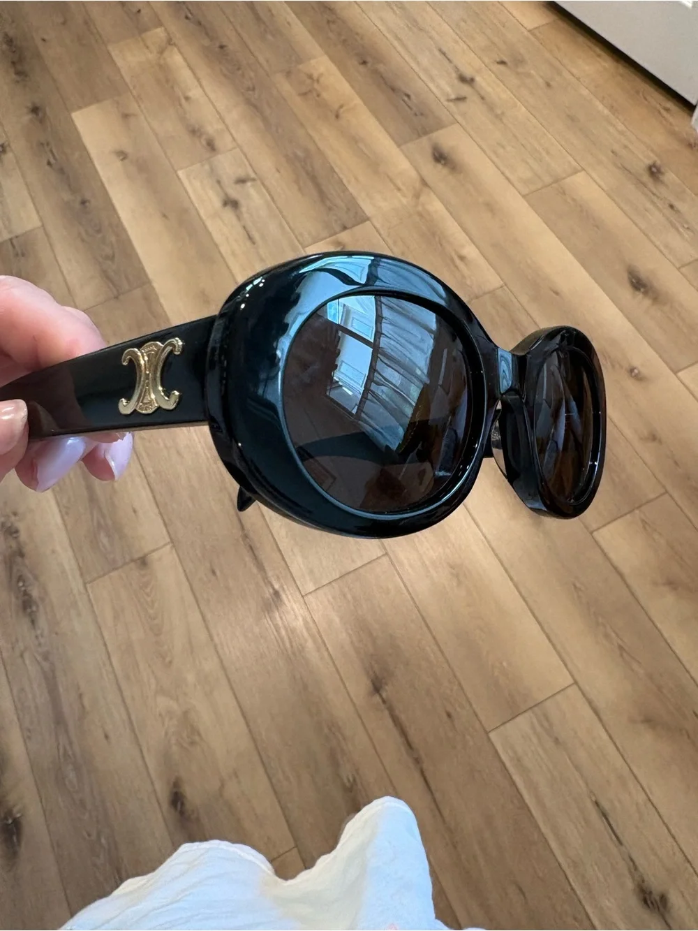 Celine black TRIOMPHE 01 SUNGLASSES